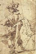 BLOEMAERT, Abraham Warrior and Young Standard-Bearer oil painting